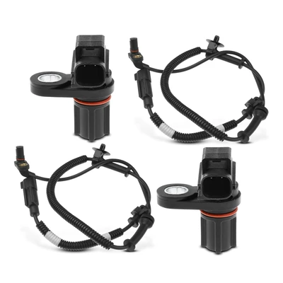 4 Pcs Front & Rear ABS Wheel Speed Sensor