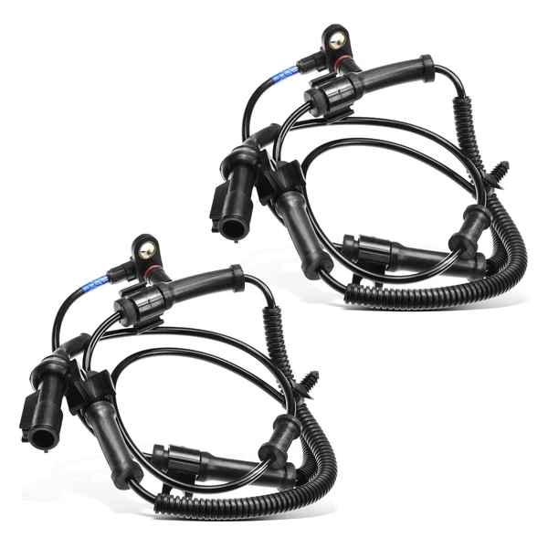 2 Pcs Front ABS Wheel Speed Sensor for 2005-2010 Ford F-550 Super Duty