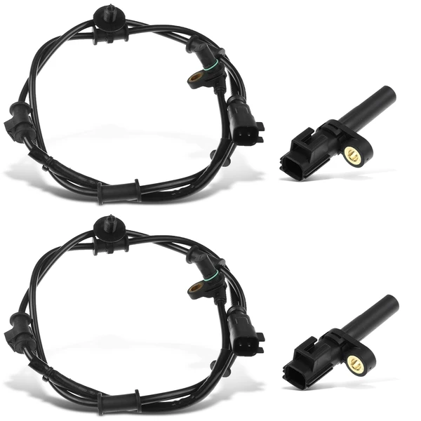 4 Pcs Front & Rear ABS Wheel Speed Sensor for 2010 Dodge Ram 2500