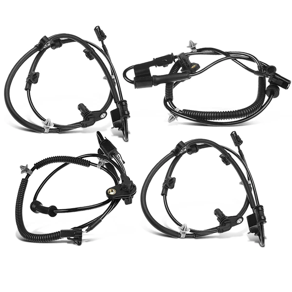 4 Pcs Front & Rear ABS Wheel Speed Sensor for Kia Sorento 2011-2012 2.4L 3.5L