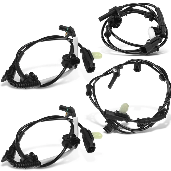 4 Pcs Front & Rear ABS Wheel Speed Sensor for 2010 Ford Ranger
