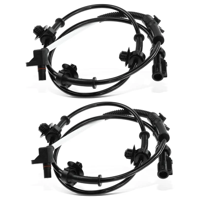 2 Pcs Front ABS Wheel Speed Sensor