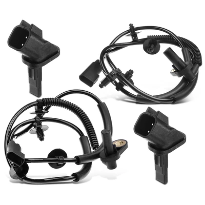 4 Pcs Front & Rear ABS Wheel Speed Sensor