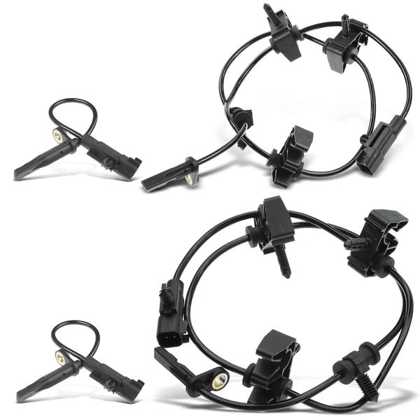 4 Pcs Front & Rear ABS Wheel Speed Sensor for Cadillac SRX 2010-2014