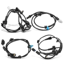 4 Pcs Front & Rear ABS Wheel Speed Sensor