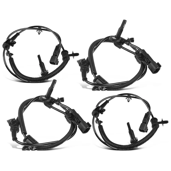 4 Pcs Front & Rear ABS Wheel Speed Sensor for 2012 Buick Regal
