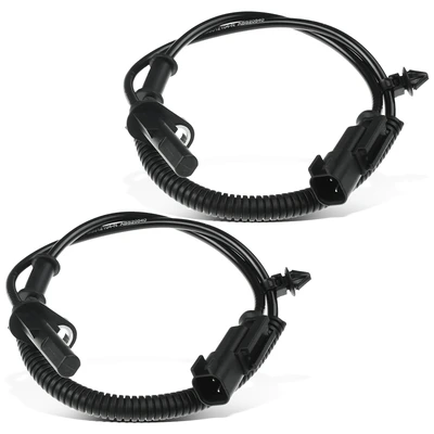 2 Pcs Rear ABS Wheel Speed Sensor