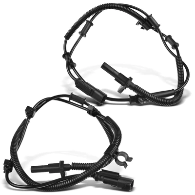 2 Pcs Rear ABS Wheel Speed Sensor