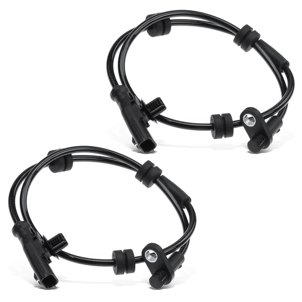 2 Pcs Rear ABS Wheel Speed Sensor for 2011 Ford Fiesta