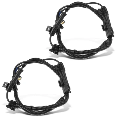 2 Pcs Front ABS Wheel Speed Sensor