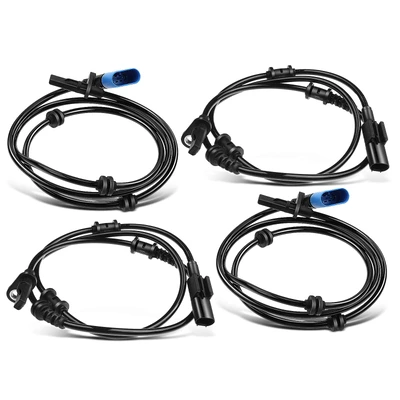 4 Pcs Front & Rear ABS Wheel Speed Sensor