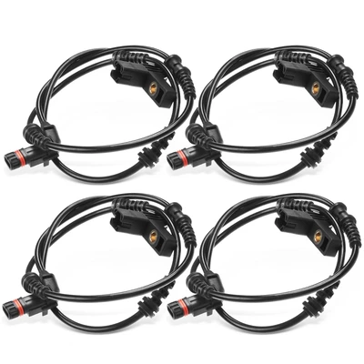 4 Pcs Front & Rear ABS Wheel Speed Sensor