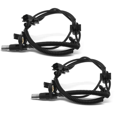 2 Pcs Front ABS Wheel Speed Sensor