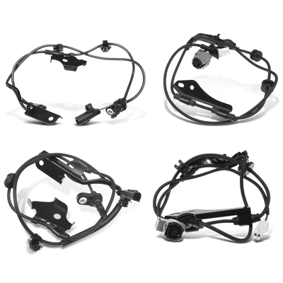 4 Pcs Front & Rear ABS Wheel Speed Sensor