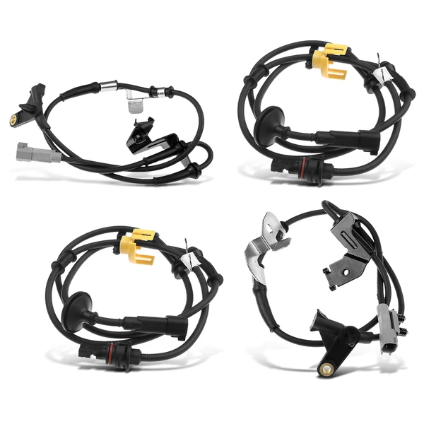4 Pcs Front & Rear ABS Wheel Speed Sensor for 2001-2004 Dodge Grand Caravan