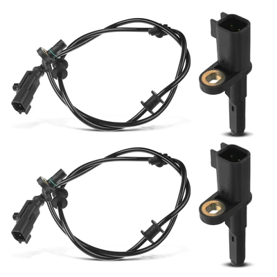 4 Pcs Front & Rear ABS Wheel Speed Sensor