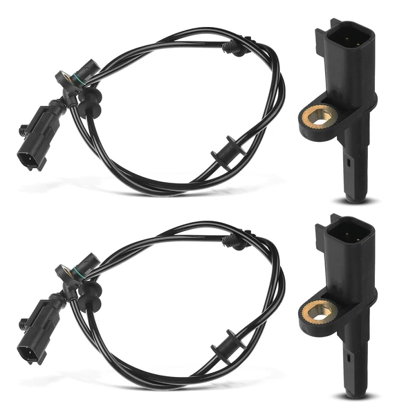 4 Pcs Front & Rear ABS Wheel Speed Sensor for 2007-2009 Chrysler Aspen