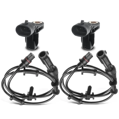 4 Pcs Front & Rear ABS Wheel Speed Sensor