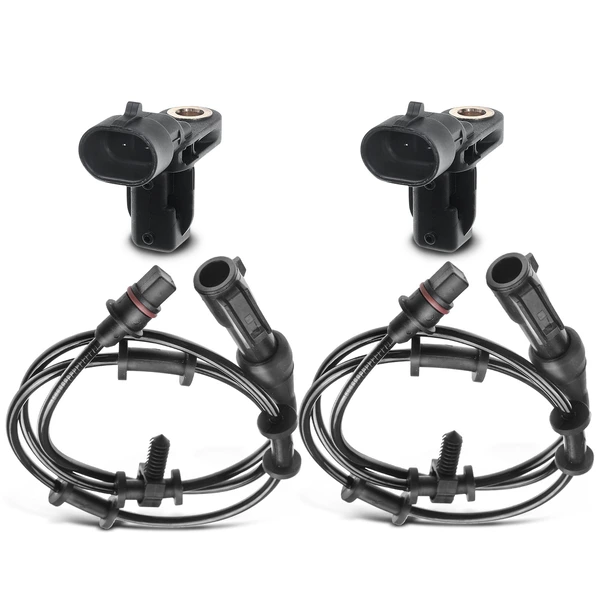 4 Pcs Front & Rear ABS Wheel Speed Sensor for Jaguar S-Type 2008