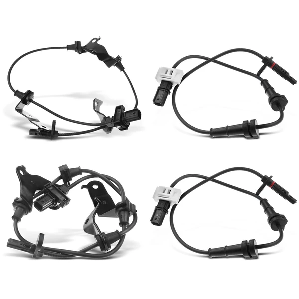 4 Pcs Front & Rear ABS Wheel Speed Sensor for 2012-2015 Honda Crosstour