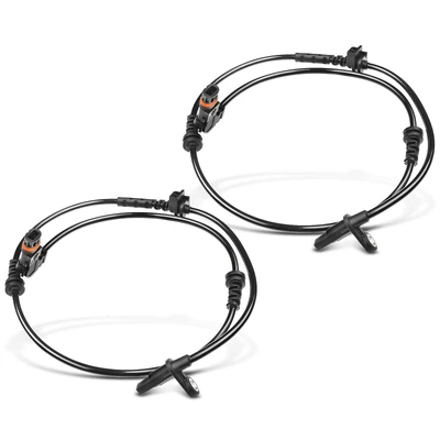 2 Pcs Front ABS Wheel Speed Sensor