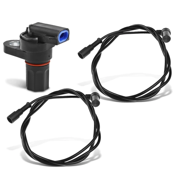 3 Pcs Rear & Rear Center ABS Wheel Speed Sensor for Ford F650 2004 5.9L 6.0L 7.2L