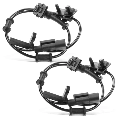 2 Pcs Front ABS Wheel Speed Sensor