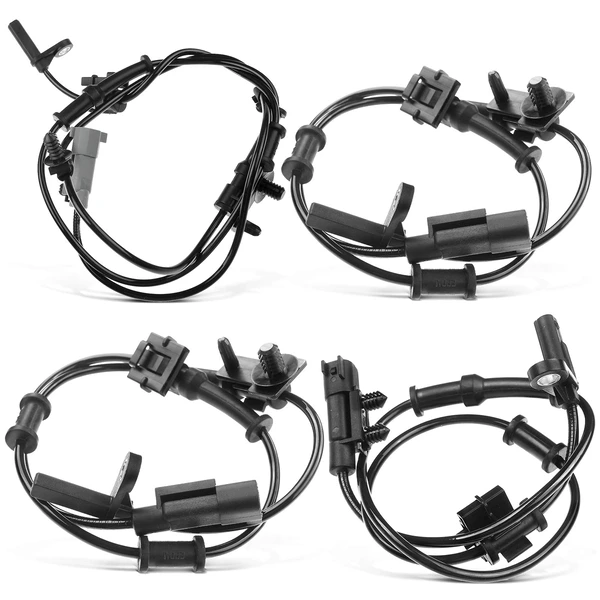 4 Pcs Front & Rear ABS Wheel Speed Sensor for Dodge Challenger Charger Chrysler 300