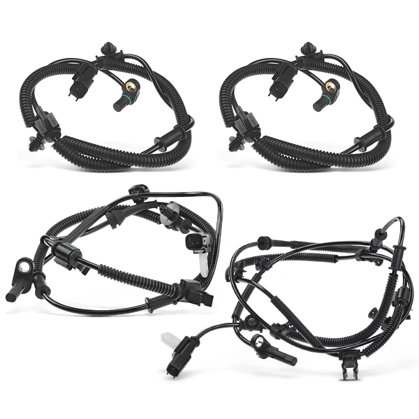 4 Pcs Front & Rear ABS Wheel Speed Sensor for Ford F-150 2011-2012 2014