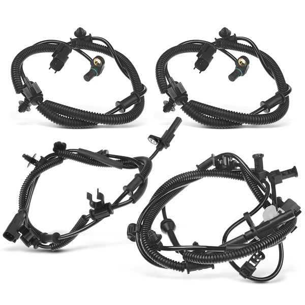4 Pcs Front & Rear ABS Wheel Speed Sensor for Ford F-150 2011-2014