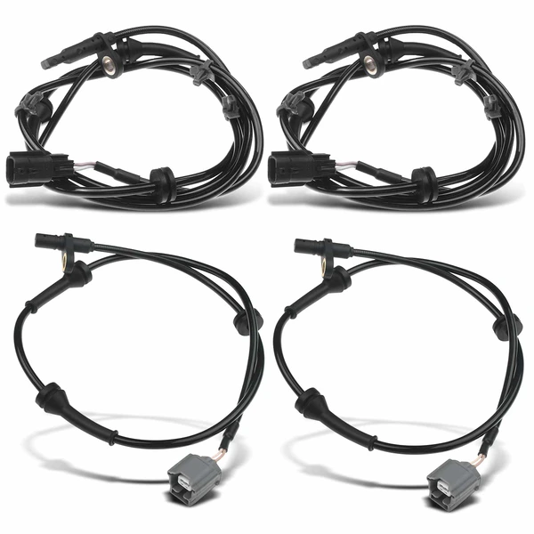 4 Pcs Front & Rear ABS Wheel Speed Sensor for Nissan Leaf 2011-2016 Hatchback