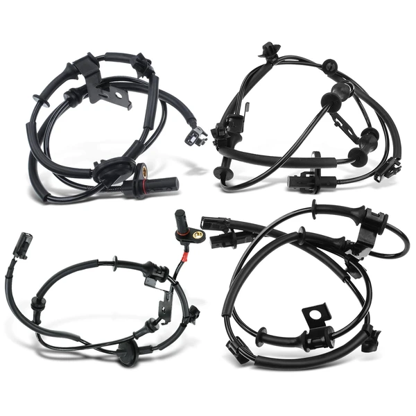4 Pcs Front & Rear ABS Wheel Speed Sensor for 2012 Hyundai Elantra