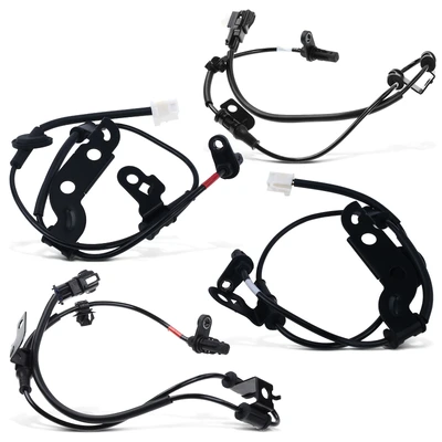 4 Pcs Front & Rear ABS Wheel Speed Sensor