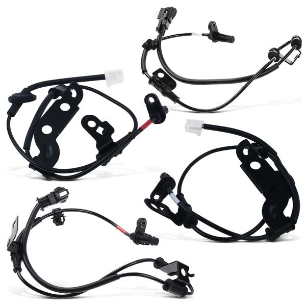 4 Pcs Front & Rear ABS Wheel Speed Sensor for Hyundai Sonata 2011-2012 L4 2.4L FHEV