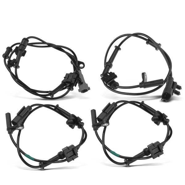 4 Pcs Front & Rear ABS Wheel Speed Sensor for Dodge Charger 2011-2013 Chrysler 300