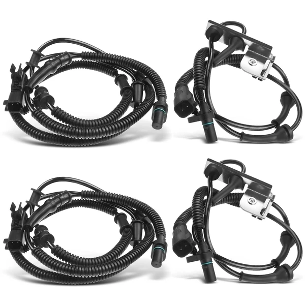4 Pcs Front & Rear ABS Wheel Speed Sensor for 2012-2020 Dodge Grand Caravan