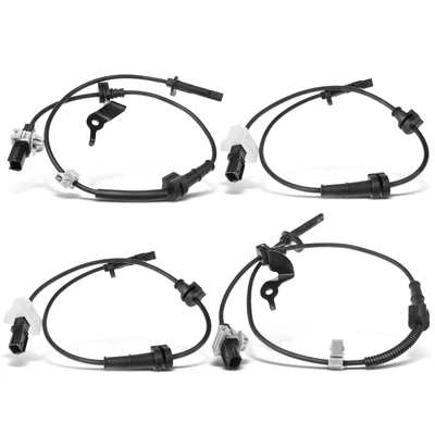 4 Pcs Front & Rear ABS Wheel Speed Sensor