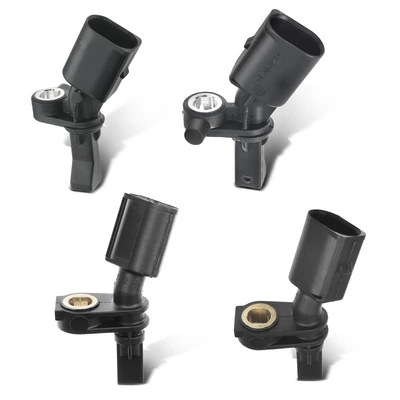 4 Pcs Front & Rear ABS Wheel Speed Sensor