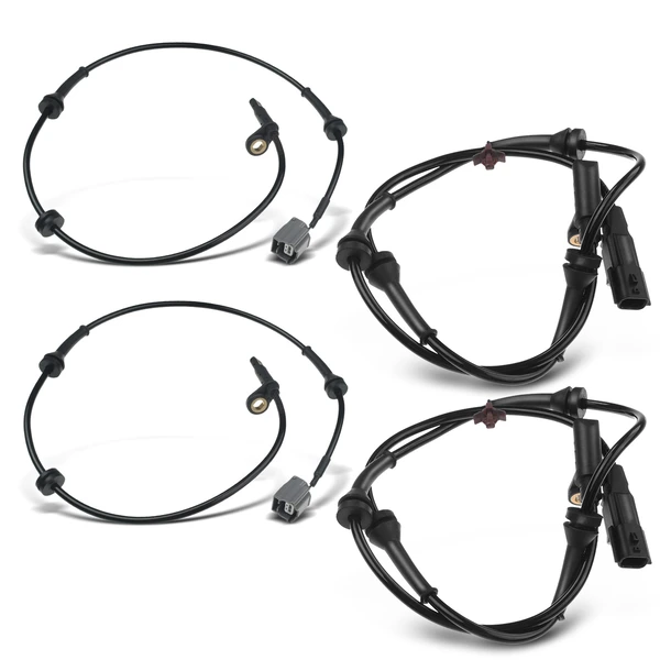 4 Pcs Front & Rear ABS Wheel Speed Sensor for Nissan Rogue 2015-2016 L4 2.5L