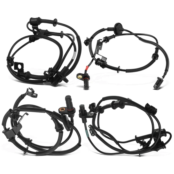 4 Pcs Front & Rear ABS Wheel Speed Sensor for 2011 Hyundai Elantra