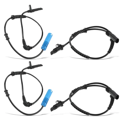 4 Pcs Front & Rear ABS Wheel Speed Sensor