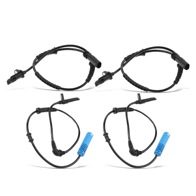 4 Pcs Front & Rear ABS Wheel Speed Sensor