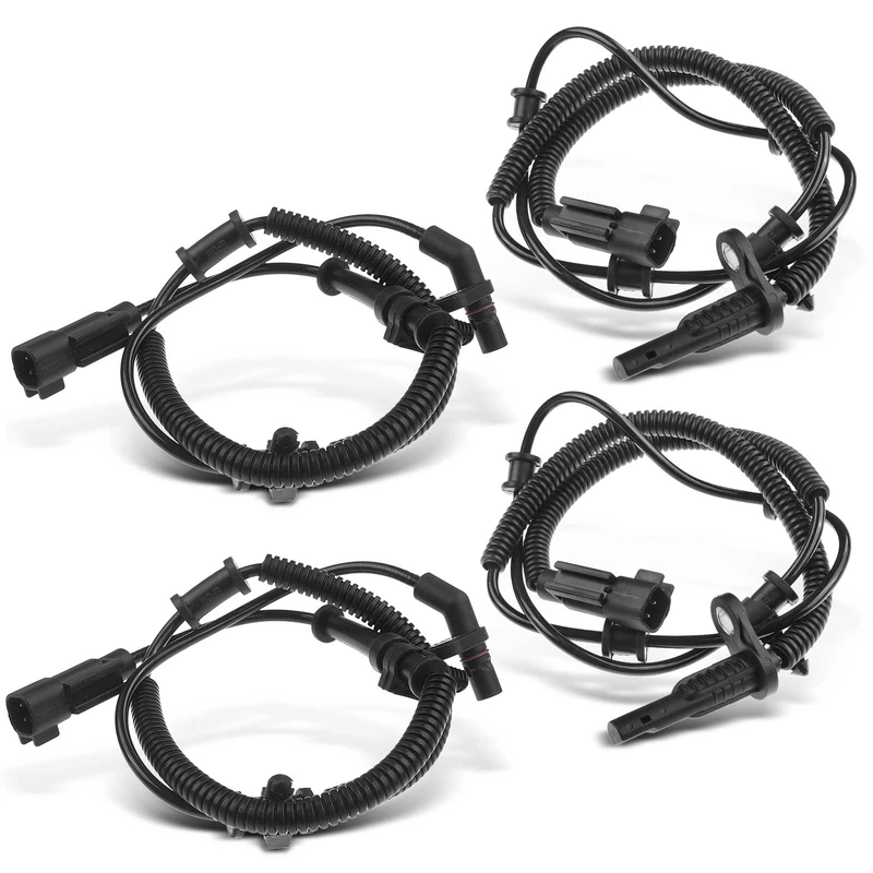 4 Pcs Front & Rear ABS Wheel Speed Sensor for Ram 1500 2013-2018 1500 Classic