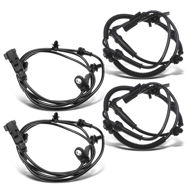 4 Pcs Front & Rear ABS Wheel Speed Sensor for 2013-2019 Lincoln MKT