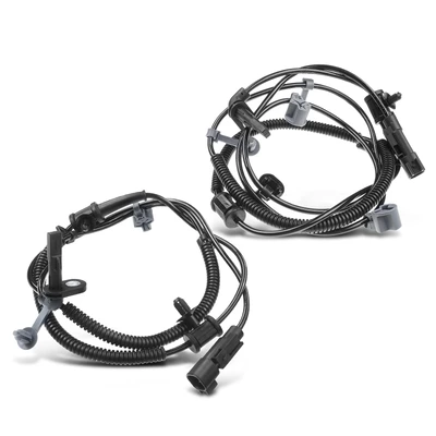 2 Pcs Rear ABS Wheel Speed Sensor