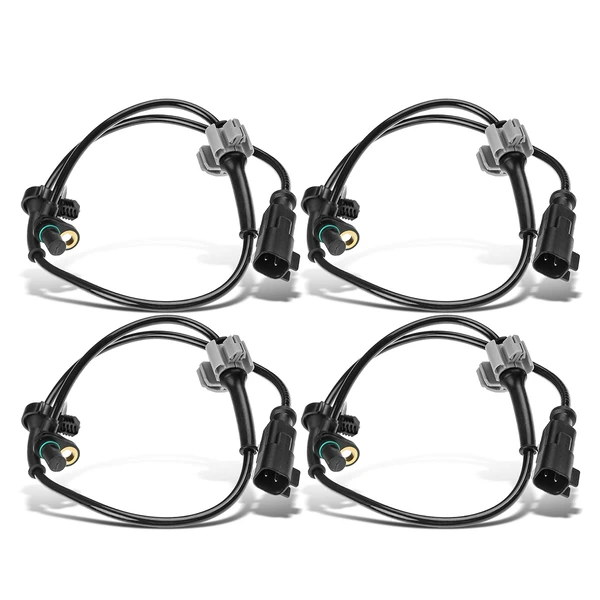 4 Pcs Front & Rear ABS Wheel Speed Sensor for 2015 Chevrolet Tahoe