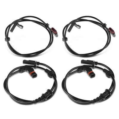 4 Pcs Front & Rear ABS Wheel Speed Sensor