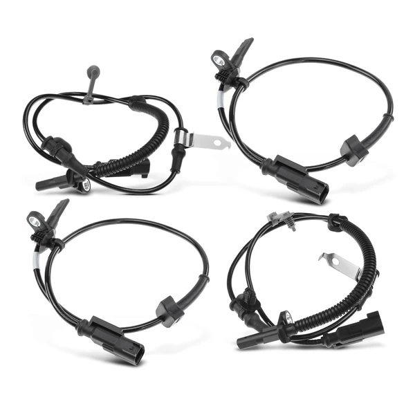 4 Pcs Front & Rear ABS Wheel Speed Sensor for 2018-2019 Ford Mustang