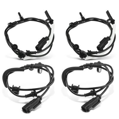 2 Pcs Front ABS Wheel Speed Sensor