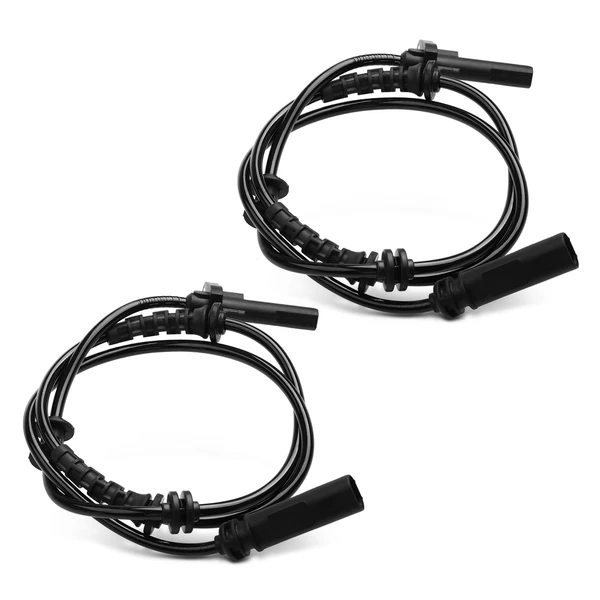 2 Pcs ABS Wheel Speed Sensor for BMW 740i 740Li 750i 760Li Alpina B7